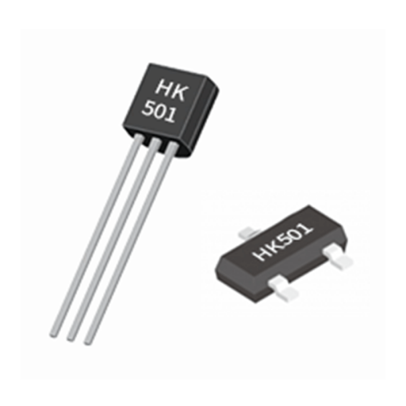 鎖存-低功耗2.5mA-高靈敏度霍爾雙極開關-反向電壓保護-汽車應用-HK501